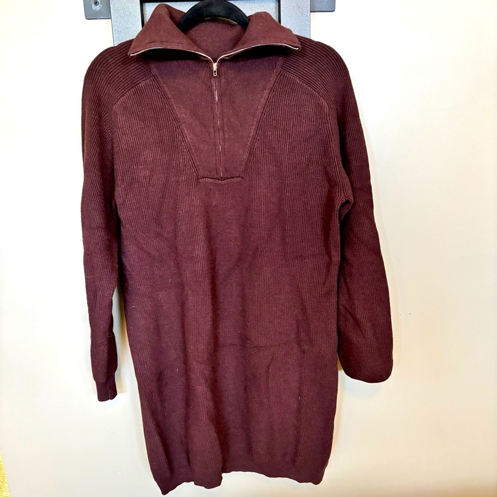 Wayf Brown Knit Dress - size M​